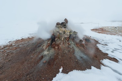 images of Iceland - Hverir Geothermal Area