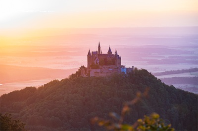 Hohenzoller Castle lookout Aussichtspunkt Hohenzollernblick