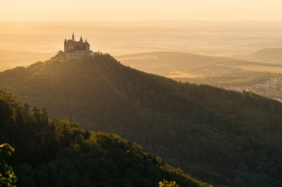Image of Hohenzoller Castle lookout Aussichtspunkt Hohenzollernblick - Hohenzoller Castle lookout Aussichtspunkt Hohenzollernblick