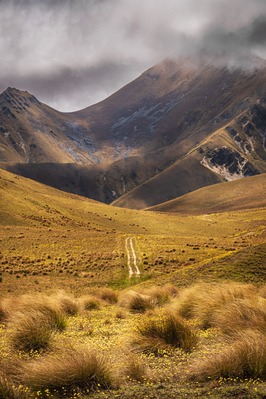 New Zealand photo locations - The Approach to Lindis Pass