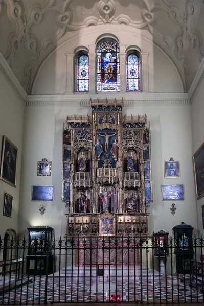 An altar inside the cathedral