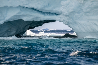 Ice arch in Disko Bay.
