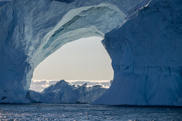 Icebergs in Disko Bay.