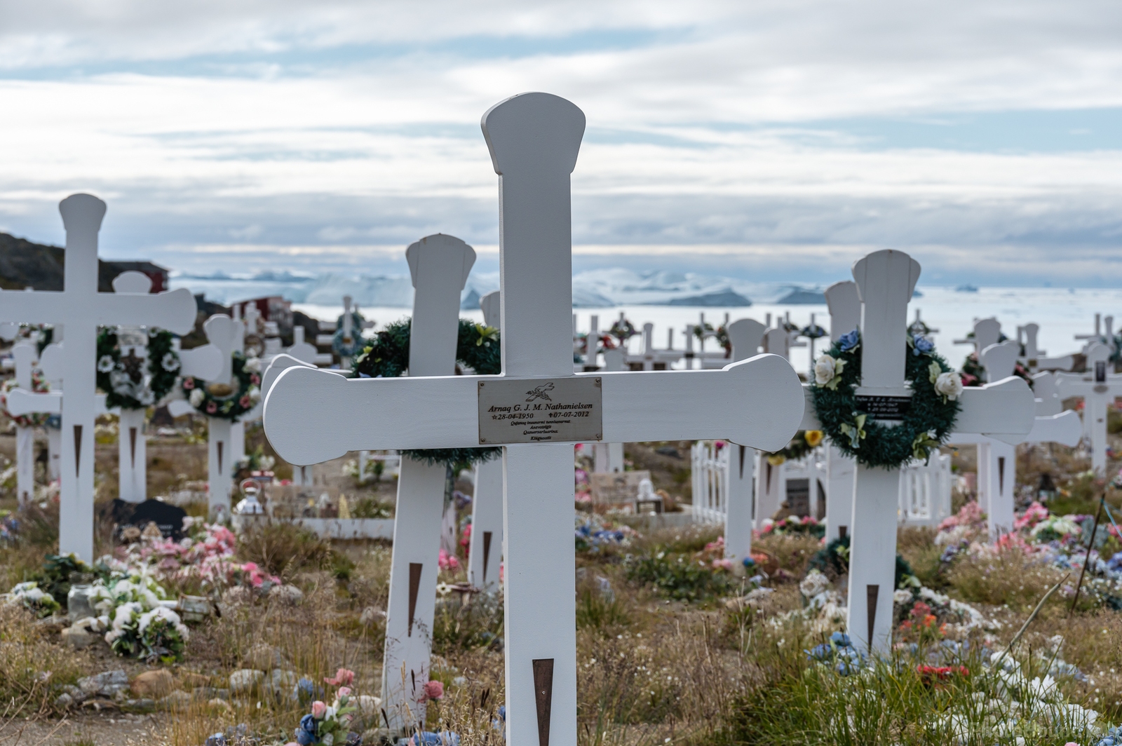 Image of Ilulissat Cemetery by Sue Wolfe