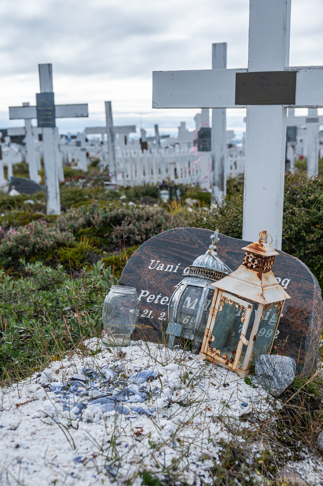 Image of Ilulissat Cemetery by Sue Wolfe