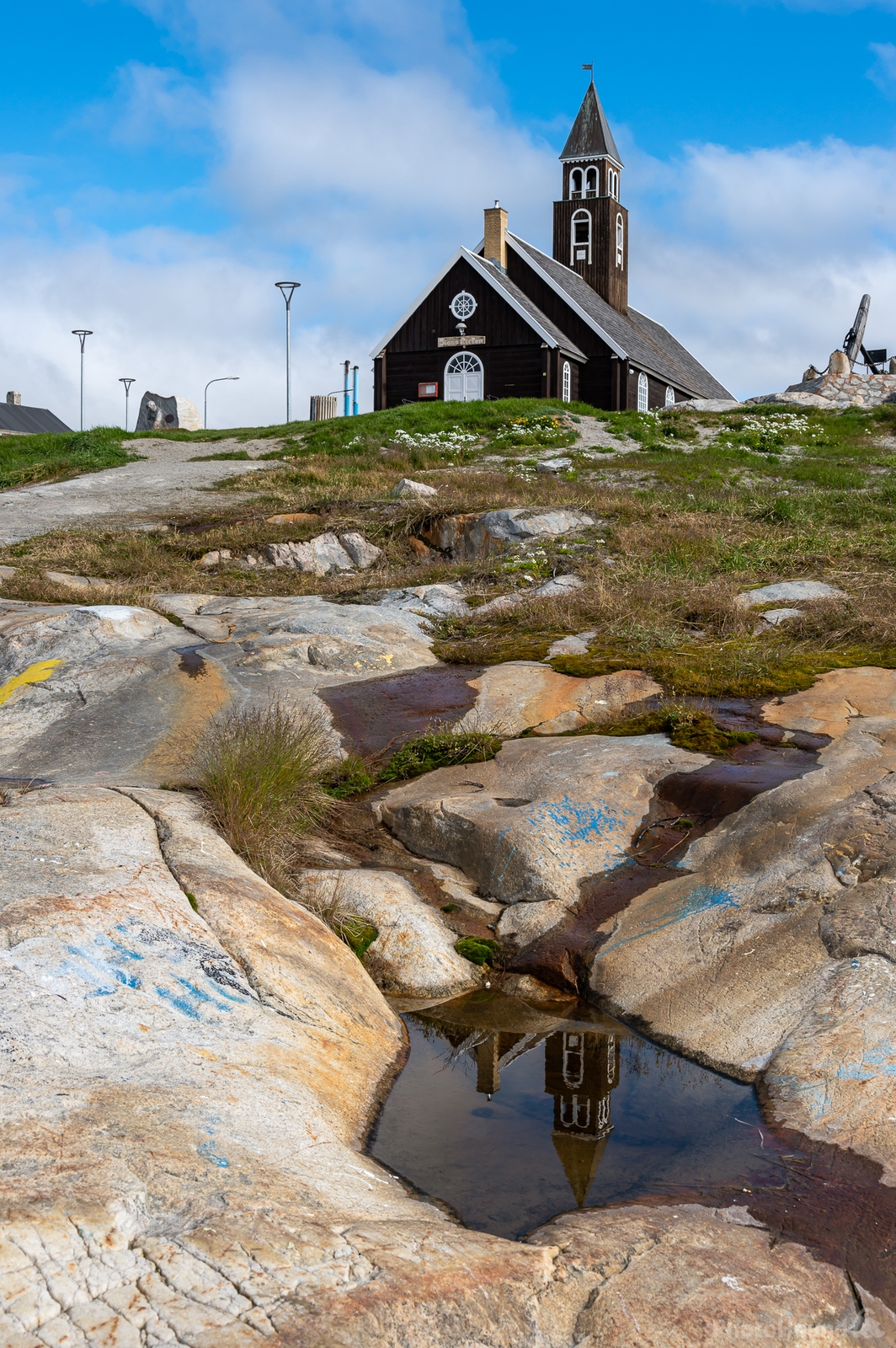 Image of Zion\'s Church in Ilulissat by Sue Wolfe
