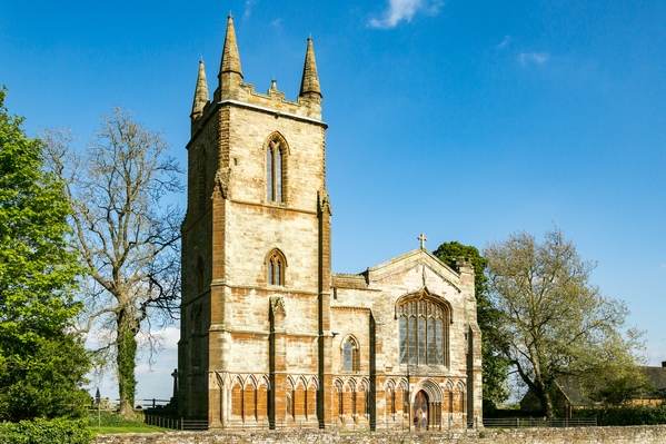 Canons Ashby Priory Church, which was originally much bigger but another monastery that was decimated first by the Black Death and then the Reformation