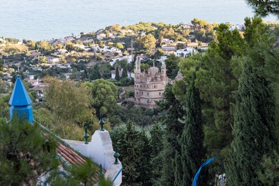 This is looking down on the Castillo from Benalmadena Pueblo