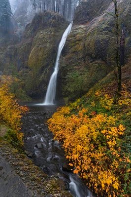 Oregon photo locations - Horsetail Falls