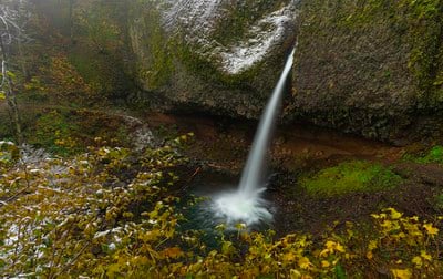Multnomah County photography locations - Ponytail Falls