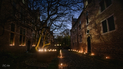 Picture of Candle Lights Festival of Leuven Beguinage - Candle Lights Festival of Leuven Beguinage