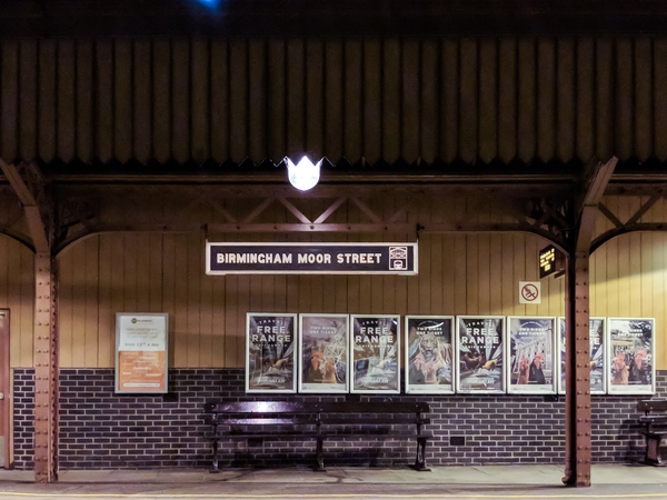 Moor Street Station by night - mobile phone image