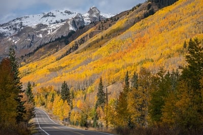 Ouray County instagram spots - Million Dollar Highway