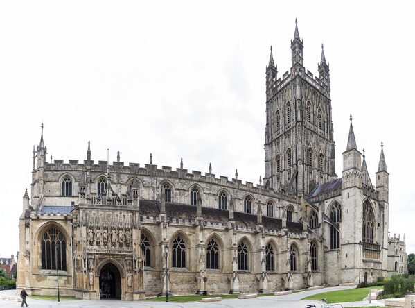 Gloucester Cathedral - a 4 image panorama as I couldn't get far enough away with my APS-C Canon EOS-M camera with the 22mm f2 lens to get everything in in one picture. 