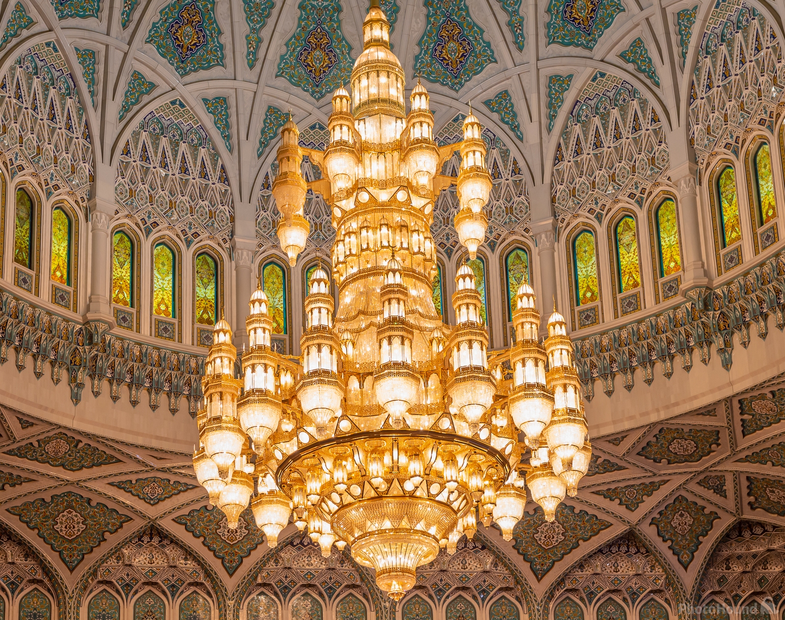 Image of Sultan Qaboos Grand Mosque, Muscat by Sue Wolfe