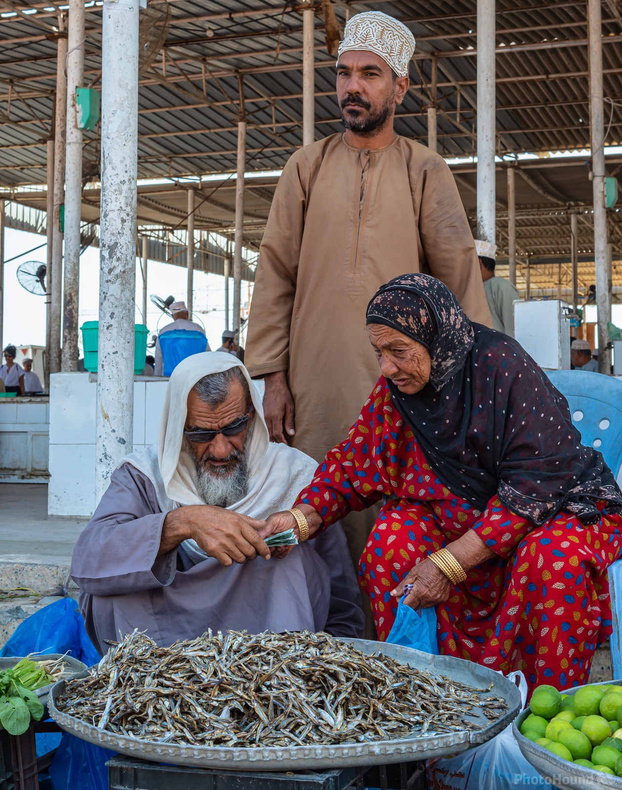 Image of Fish Market in Barka by Sue Wolfe