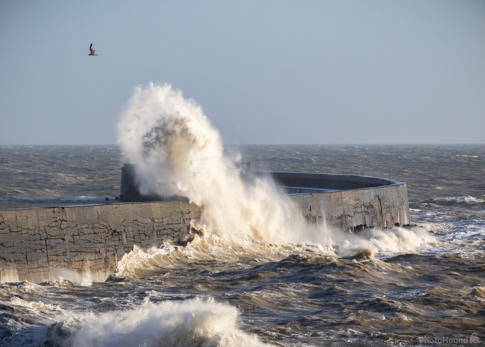 Image of Newhaven Harbour Arm from West beach by Richard Joiner