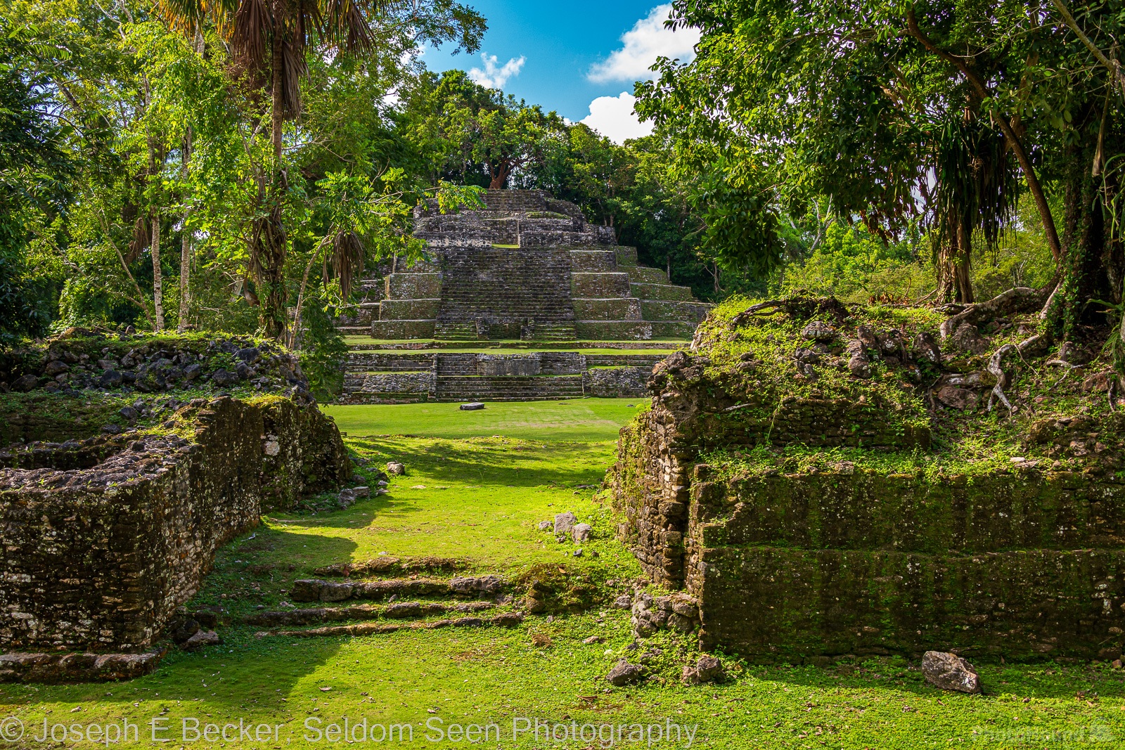Image of Lamanai Archaeological Reserve - Mayan Ruins by Joe Becker