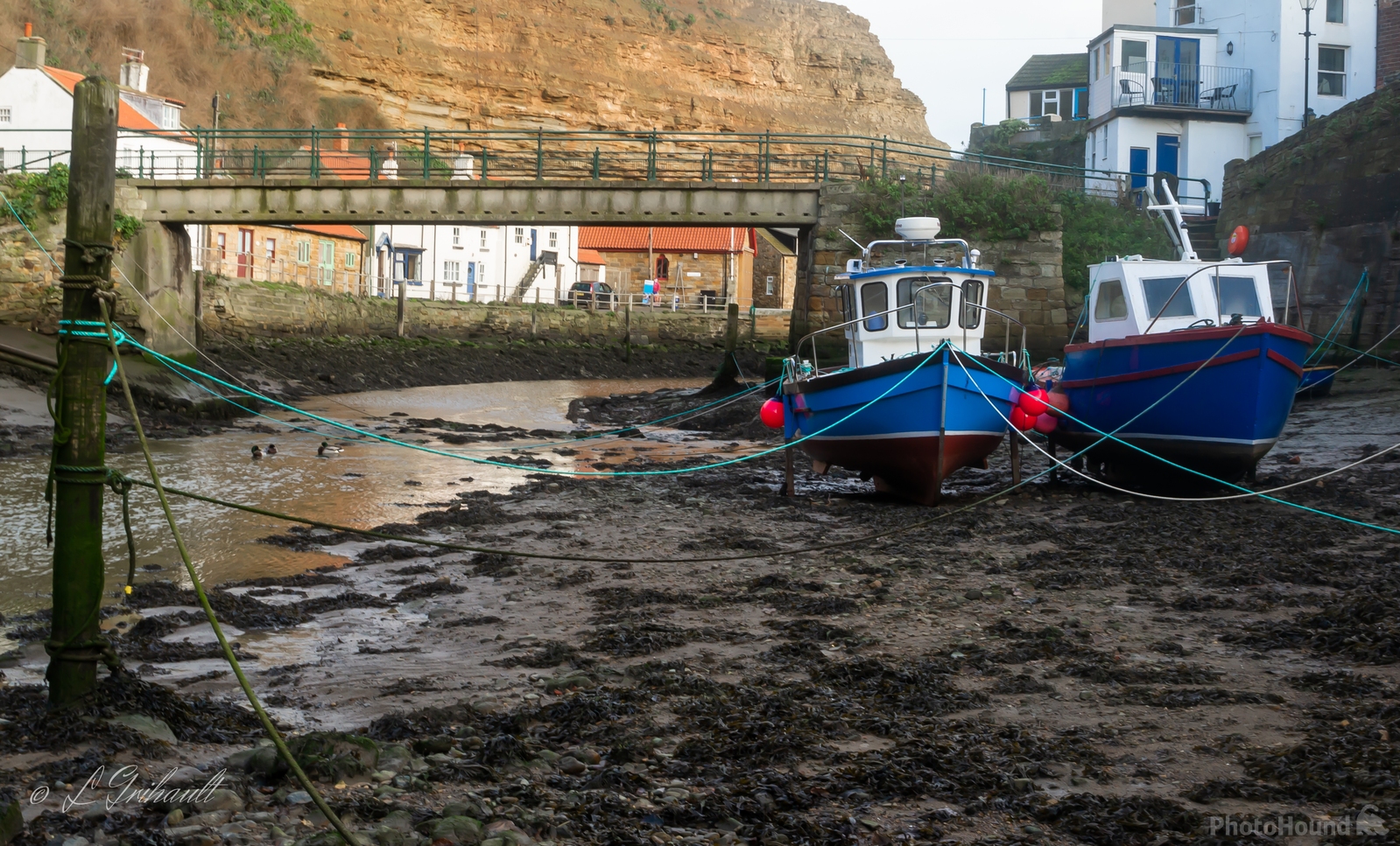 Image of Staithes, Classic View by Lesley Grihault
