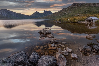 Picture of Cradle Mountain, Dove Lake Boatshed, Tasmania - Cradle Mountain, Dove Lake Boatshed, Tasmania