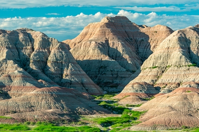 Picture of Yellow Mounds Overlook, Badlands N.P. - Yellow Mounds Overlook, Badlands N.P.