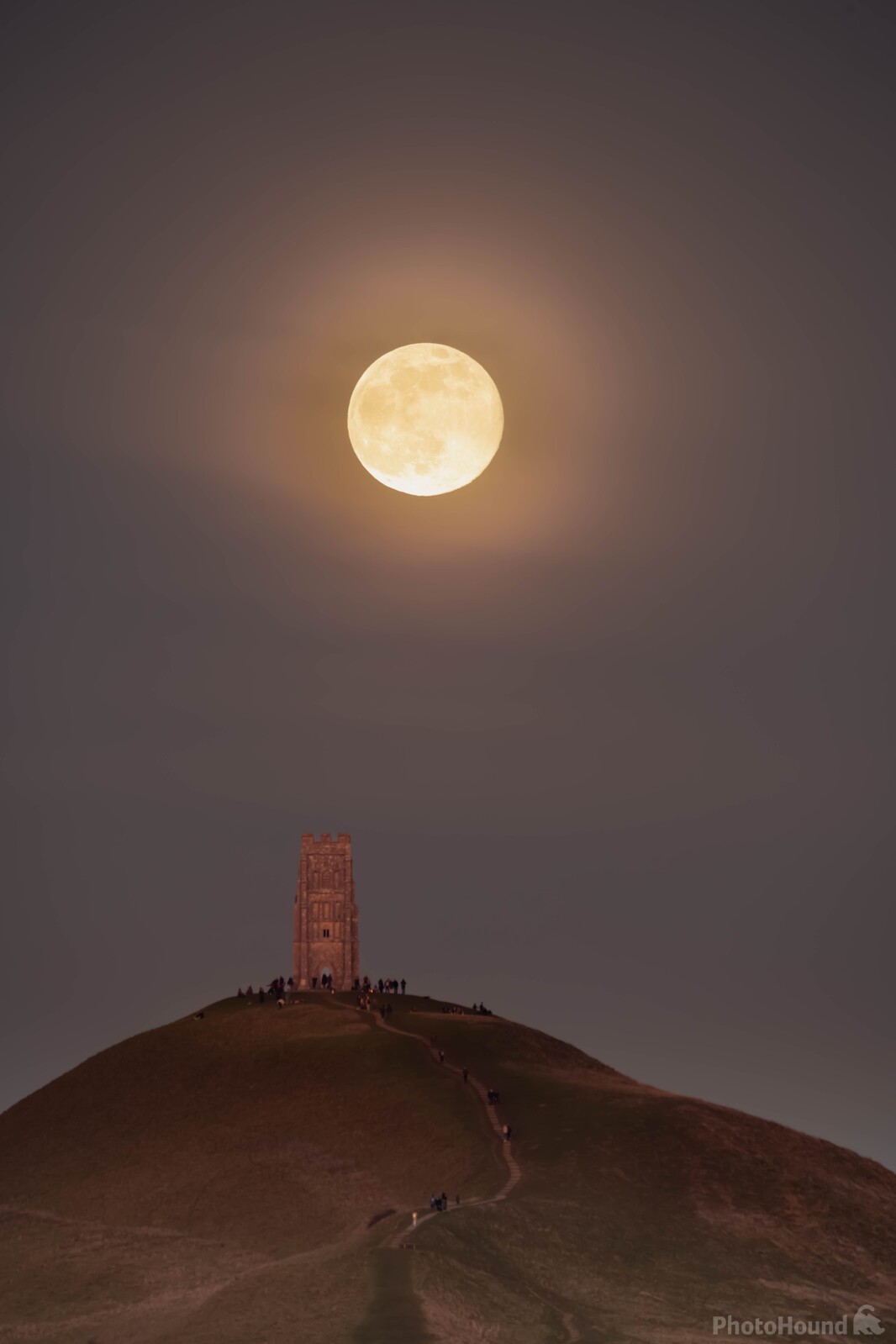 Image of Glastonbury Tor from the river Brue by michael bennett