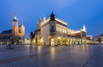 instagram spots in Krakow - Sukiennice (Cloth Hall)