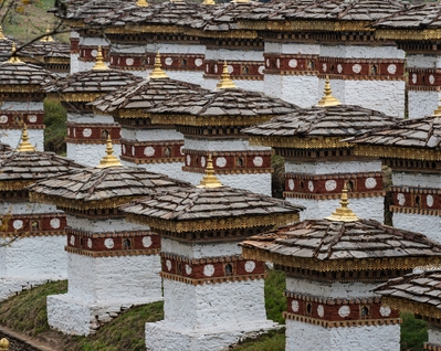 Thimphu instagram spots - Druk Wangyal Chortens