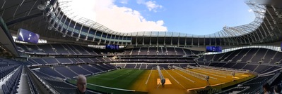 White Hart Lane - panoramic image of the stands and pitch