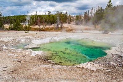pictures of Yellowstone National Park - NGB - Crater Spring
