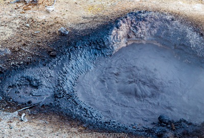 Yellowstone National Park photography locations - Norris Geyser Basin, Blue Mud Steam Vent