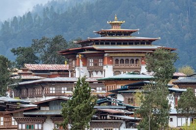 photo spots in Bhutan - Gangteng Monastery