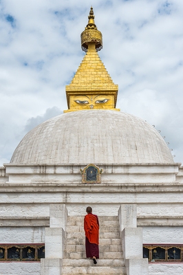 Sangchhen Dorji Lhuendrup Lhakhang Nunnery - Chorten