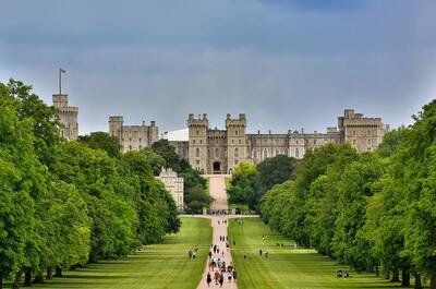 Windsor Castle from The Long Walk