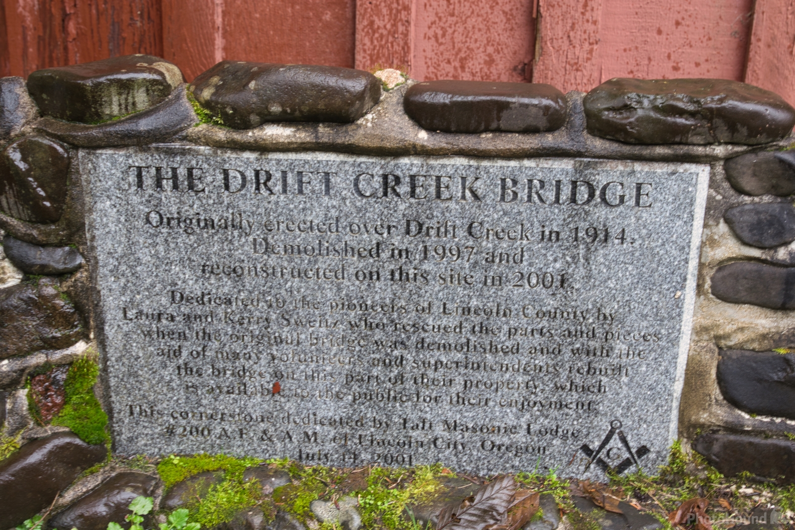 Image of Drift Creek Covered Bridge Otis, Oregon by Steve West