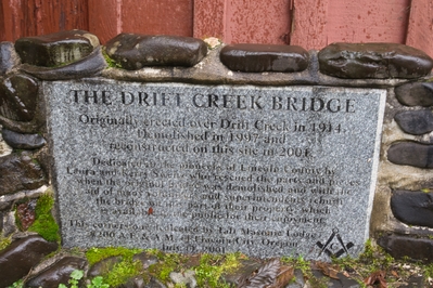 Photo of Drift Creek Covered Bridge Otis, Oregon - Drift Creek Covered Bridge Otis, Oregon