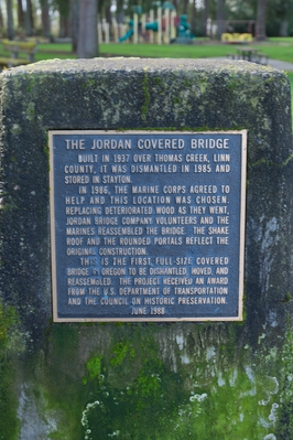 Photo of Stayton Jordan Covered Bridge - Stayton Jordan Covered Bridge