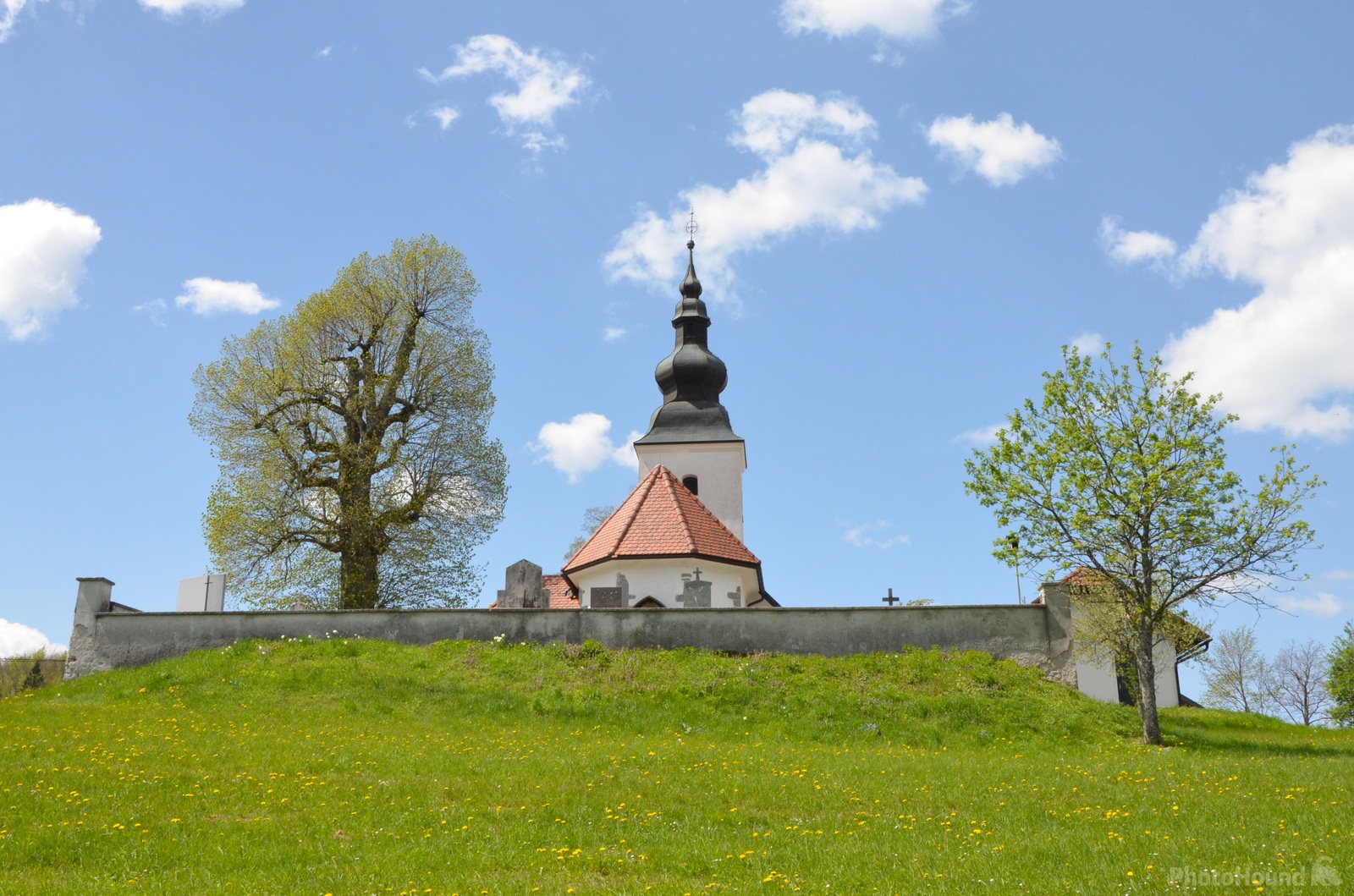 Image of Saint Mary of the Snows Church Gora at Sodražica by Aleš Čerin