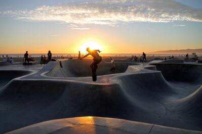 Image of Venice Beach Skatepark - Venice Beach Skatepark