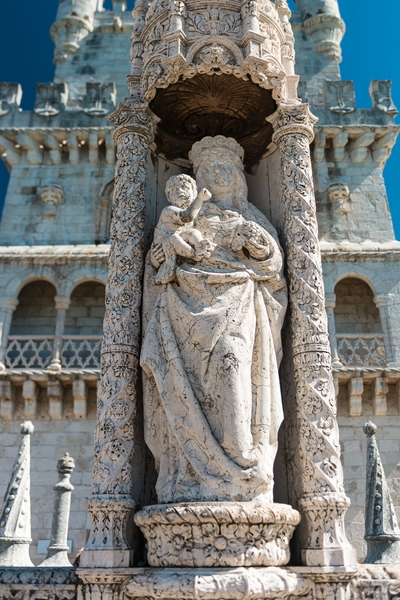 Tower of Belém - Virgin and Child Statue