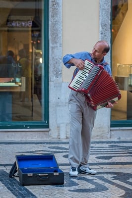 Rua Augusta - Street Musician