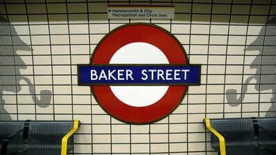 images of London - Baker Street Tube Station