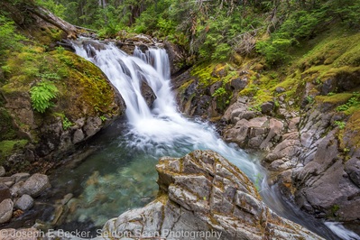 Picture of Lower Chinook Creek Falls, Mount Rainier National Park - Lower Chinook Creek Falls, Mount Rainier National Park