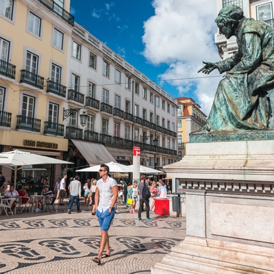 photo spots in Lisbon - Chiado District