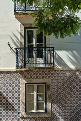 Alfama Home Decorated with Azulejos Tile