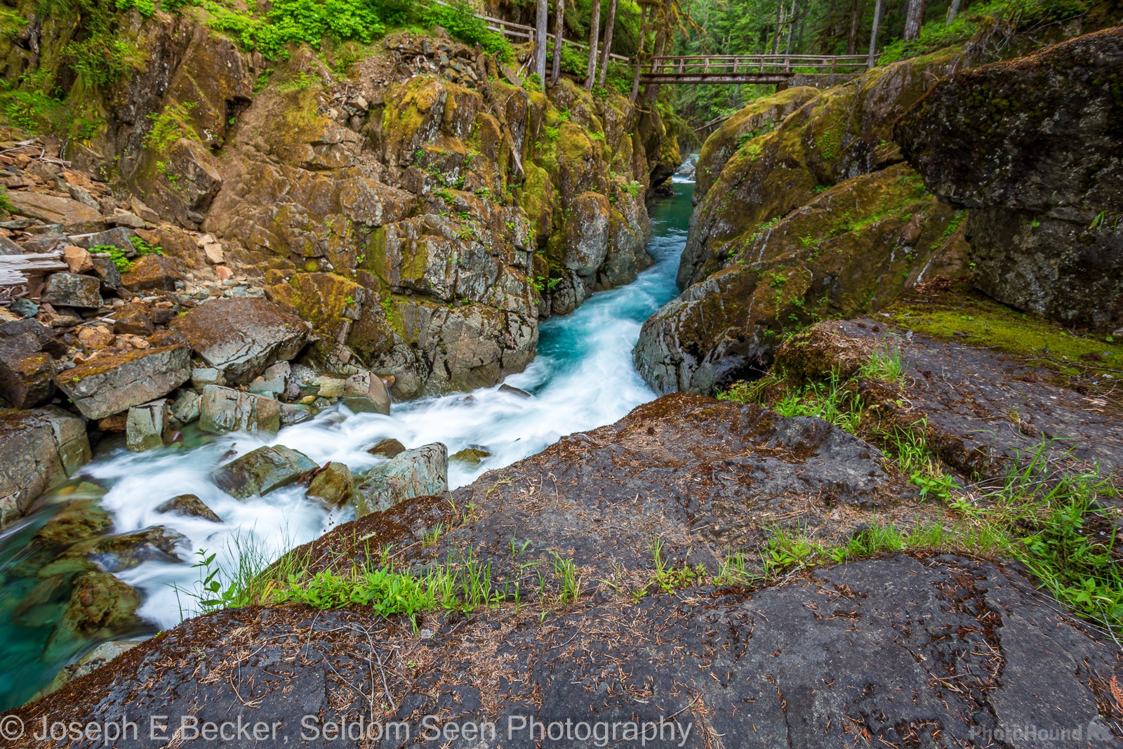 Image of Silver Falls, Mount Rainier National Park by Joe Becker