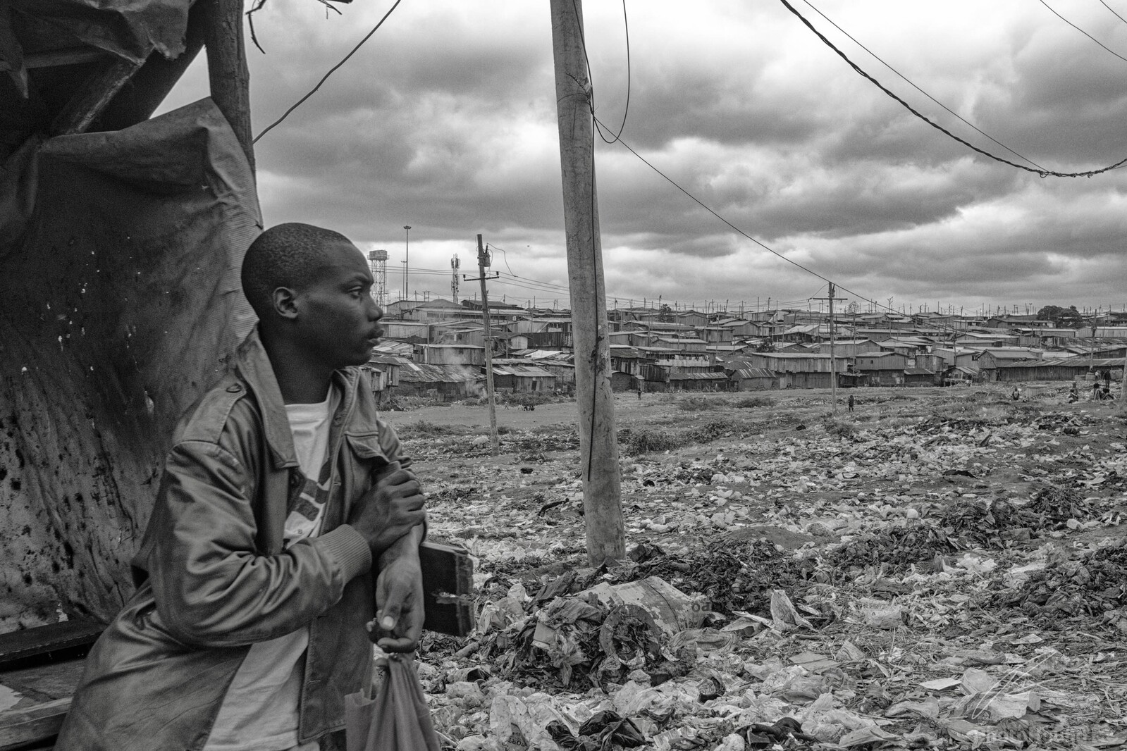 Image of Kibera - the largest urban slum of Africa by Patrick Hulley