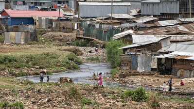 Kenya images - Kibera - the largest urban slum of Africa
