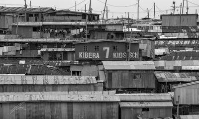 Image of Kibera - the largest urban slum of Africa - Kibera - the largest urban slum of Africa