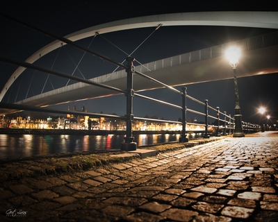 pictures of the Netherlands - Maastricht Pedestrian Bridge